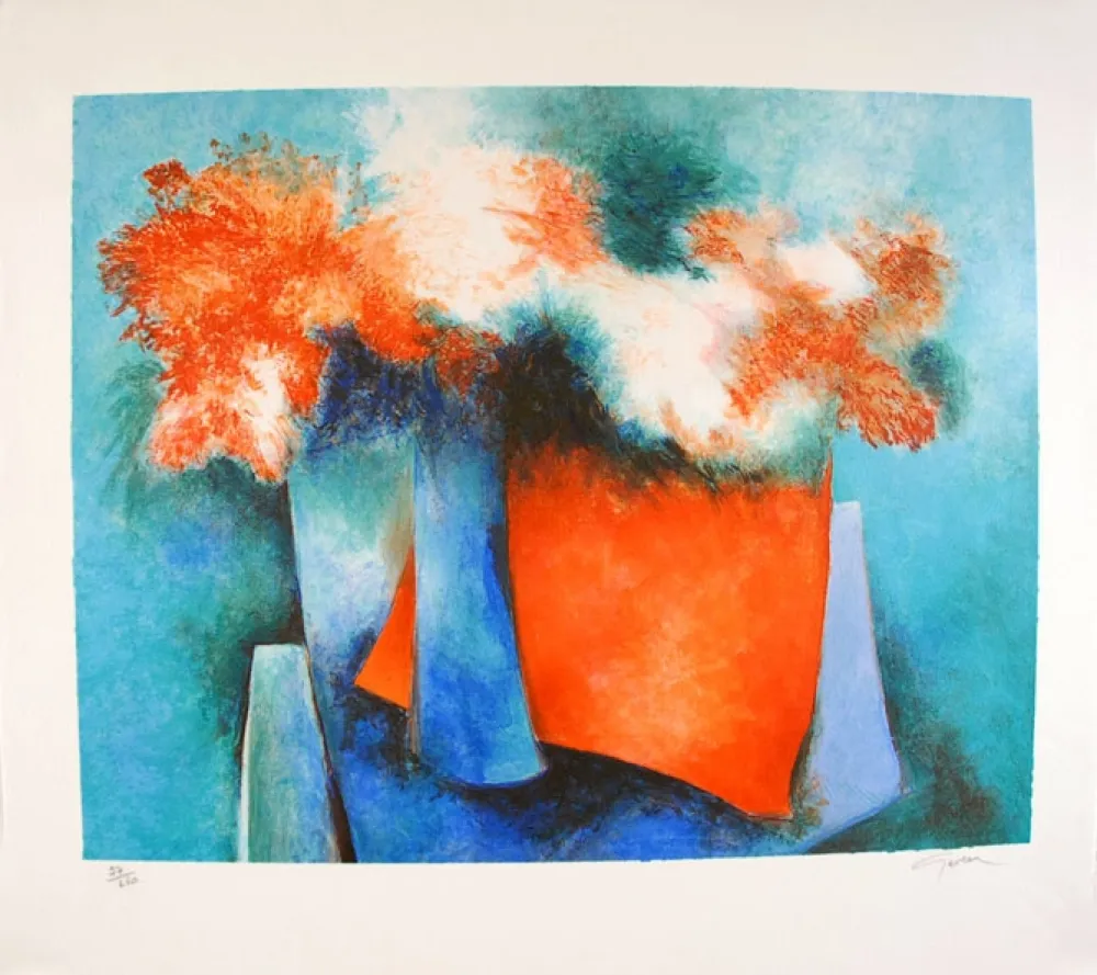 Lithograph Gaveau - Impressions florales