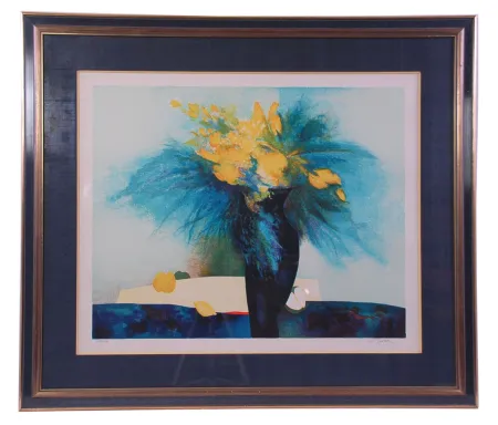 Lithograph Gaveau - Les jonquilles