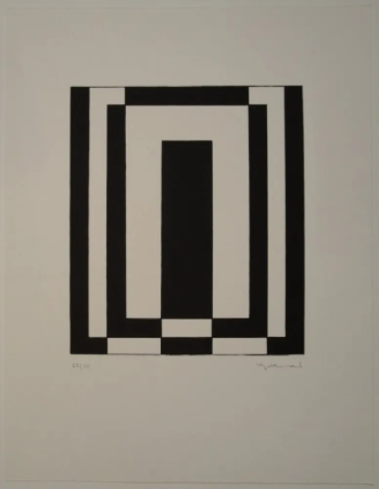 Lithograph Gebhard - Zeitzeichen