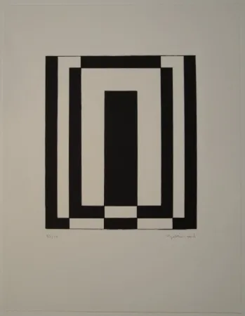 Lithograph Gebhard - Zeitzeichen