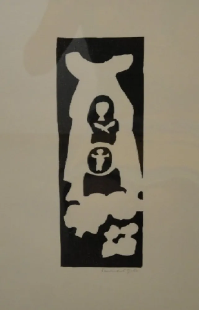 Woodcut Gehr - Untitled