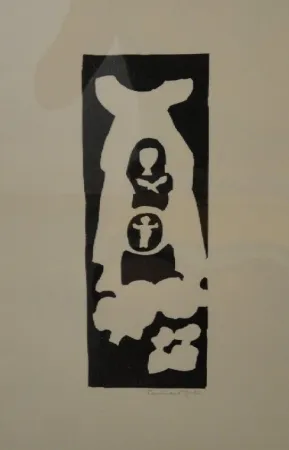 Woodcut Gehr - Untitled