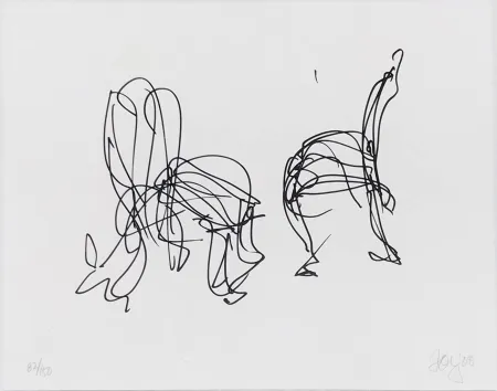 Lithograph Gehry - Sitonme from the Artists for Obama Portfolio