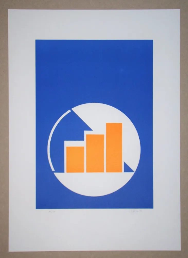 Linocut Geiler - Concrete-constructive Composition