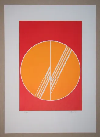 Linocut Geiler - Concrete-constructive Composition