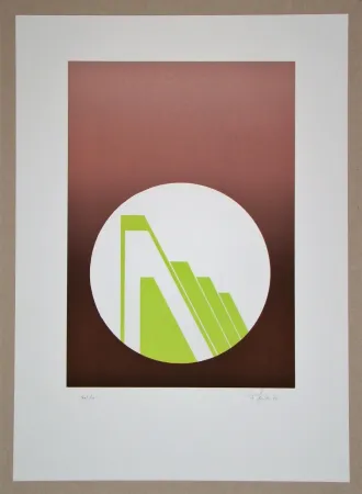 Linocut Geiler - Concrete-constructive Composition