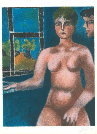 Lithograph Gentilini - Luisa e Ippolito