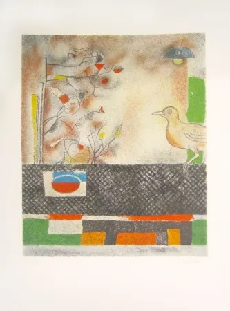 Lithograph Gentilini - Untitled