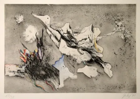 Etching And Aquatint Gerber - Untitled