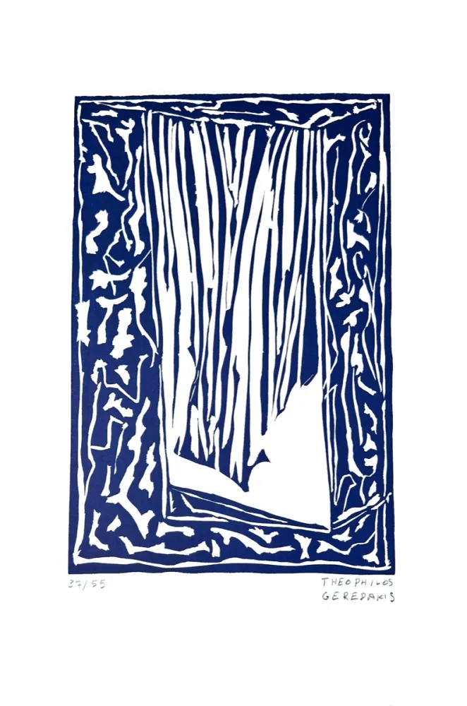 Linocut Gérédakis - Composition 1