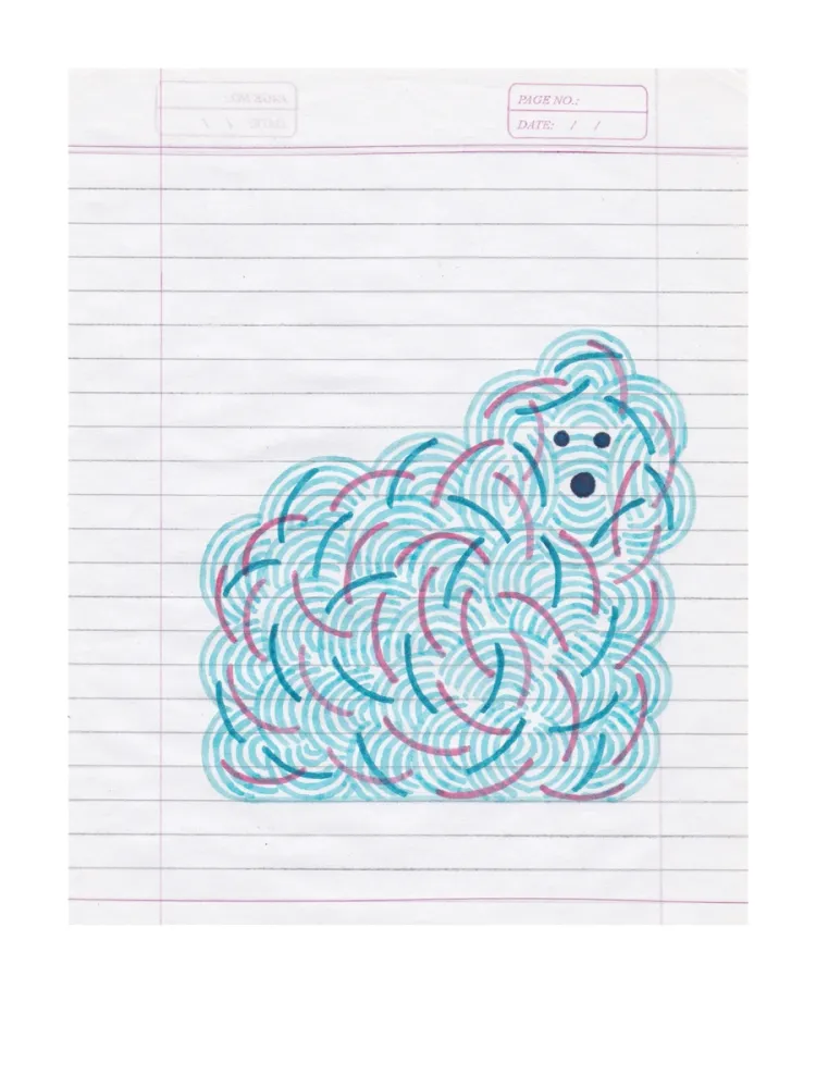 Numeric Print Gerner - Bichon cumulus