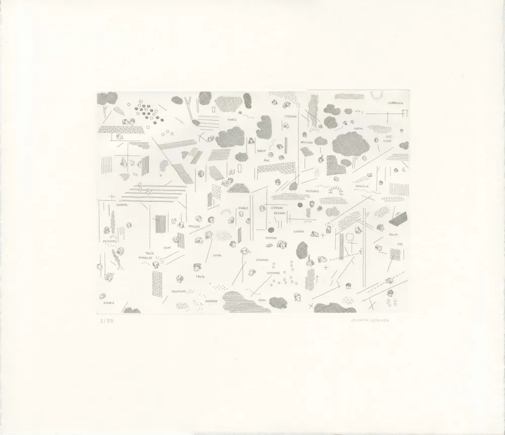 Etching Gerner - Spreekwoorden