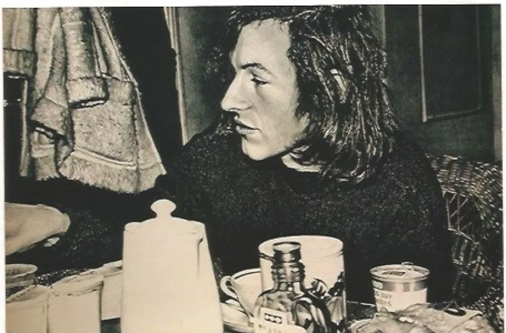 Lithograph Gertsch - Jean Frederic Schnyder from Documenta