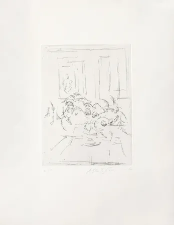 Etching Giacometti - Bouquet I