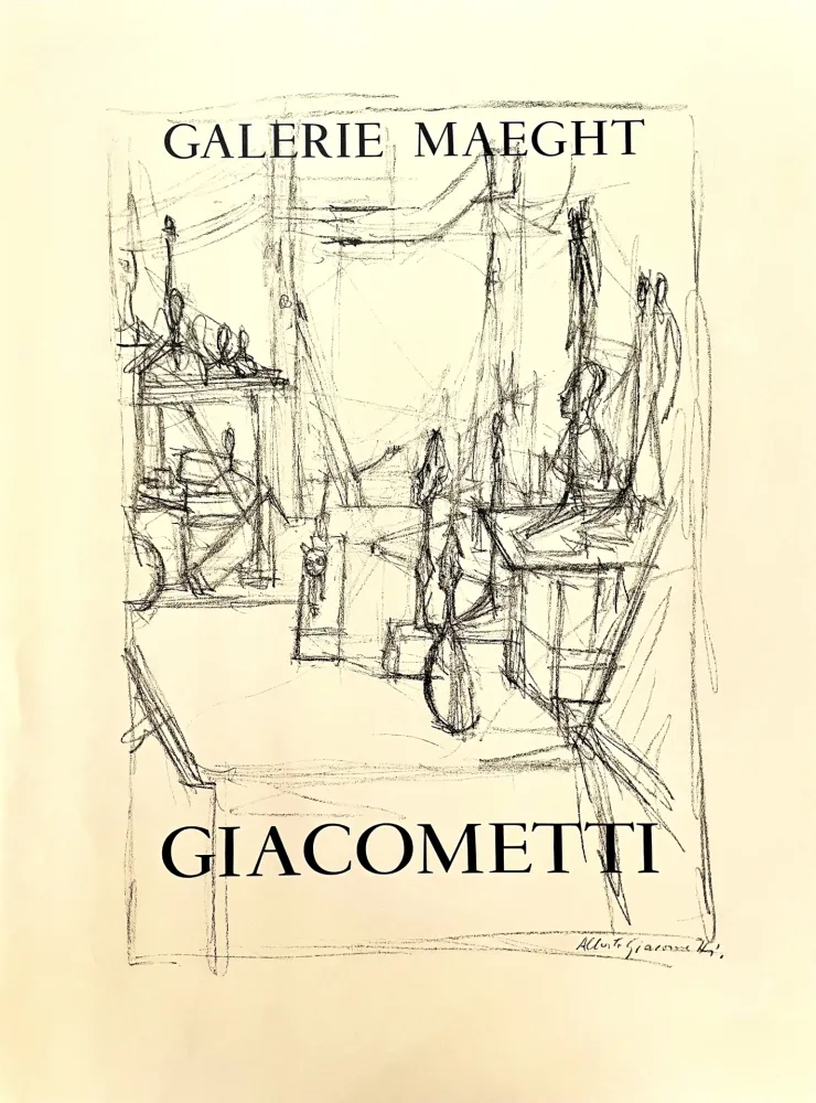 Poster Giacometti - Galerie Maeght