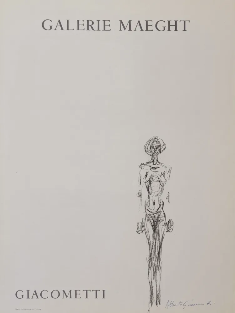 Lithograph Giacometti - 