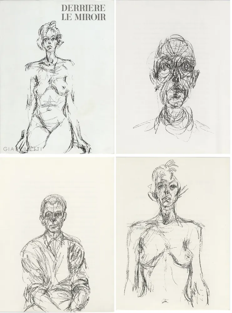 Illustrated Book Giacometti - GIACOMETTI. DERRIÈRE LE MIROIR N°127. Mai 1961