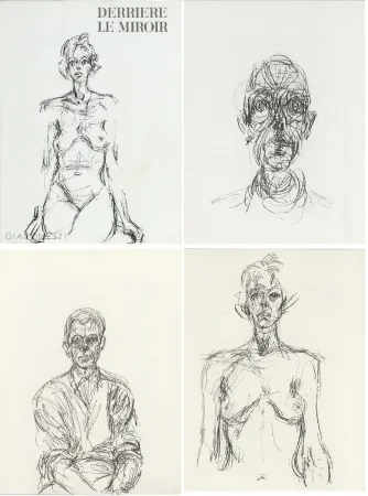 Illustrated Book Giacometti - GIACOMETTI. DERRIÈRE LE MIROIR N°127. Mai 1961