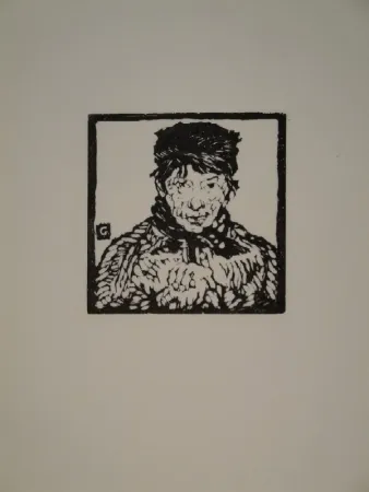 Woodcut Giacometti - Giovanin da Vöja