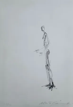 Lithograph Giacometti - Homme Debout 