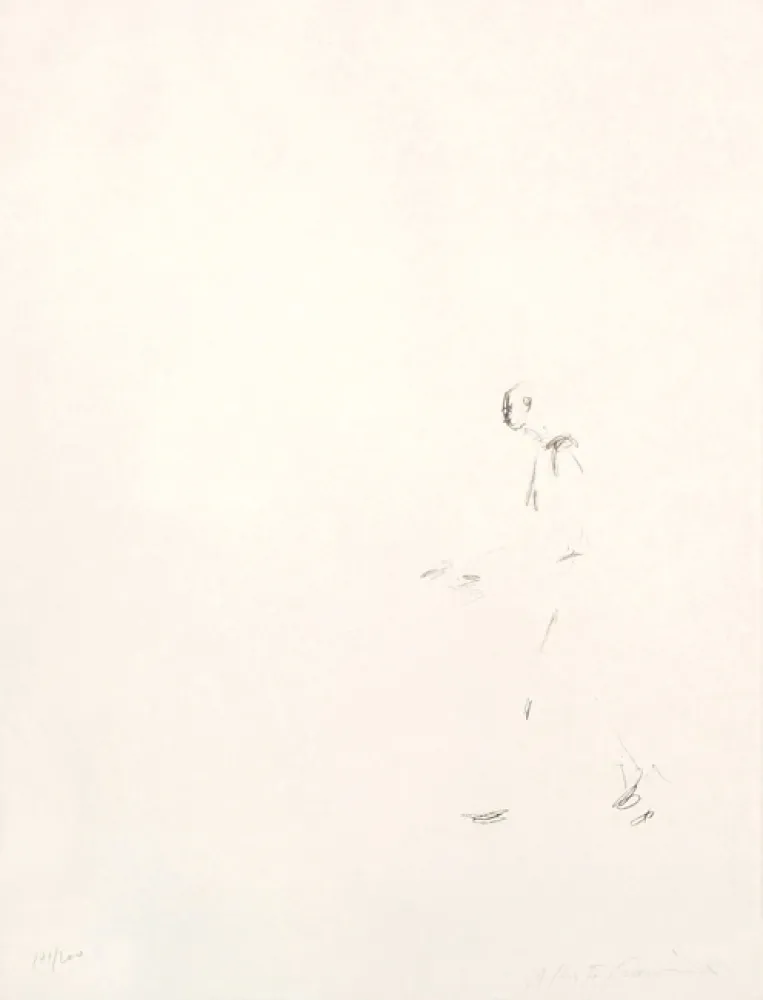 Lithograph Giacometti - L'Homme qui marche