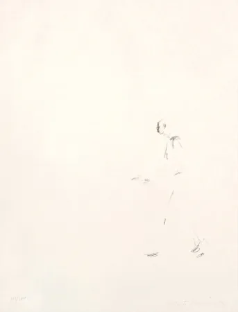 Lithograph Giacometti - L'Homme qui marche