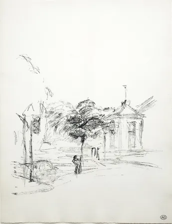 Lithograph Giacometti - PARIS SANS FIN (de la suite 