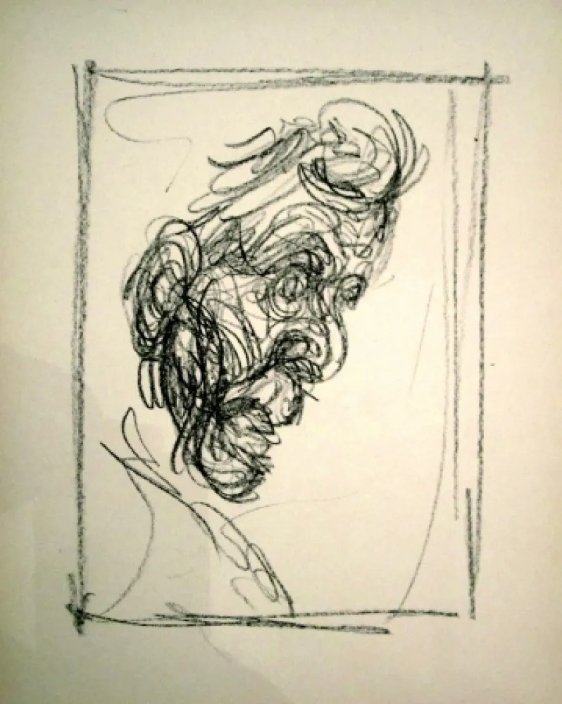 Lithograph Giacometti - Portrait