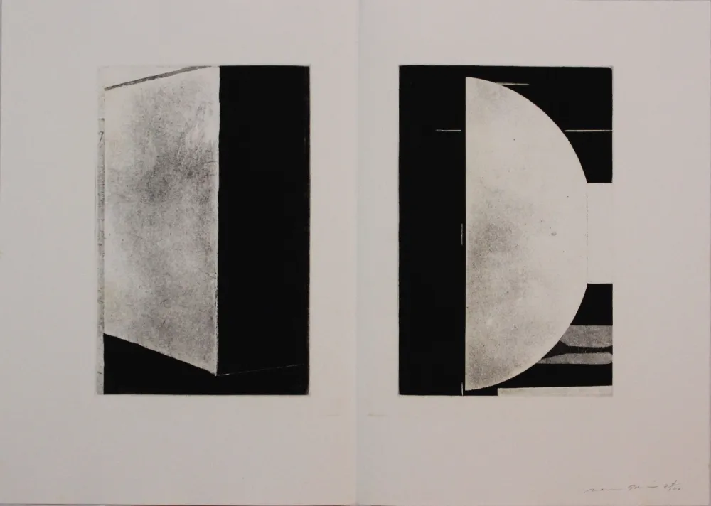 Etching And Aquatint Gibson - Untitled from 'Metafora' portfolio