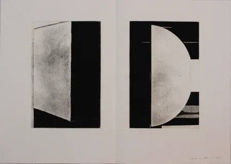 Etching And Aquatint Gibson - Untitled from 'Metafora' portfolio