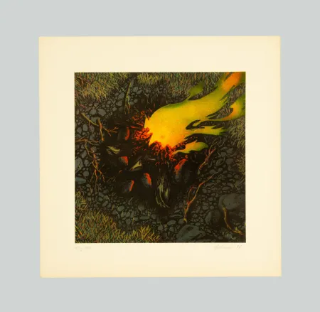 Screenprint Gilardi - Fuoco