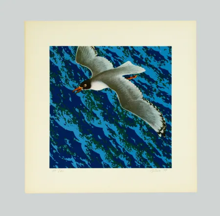 Screenprint Gilardi - Gabbiano