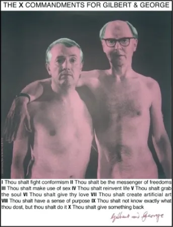 Screenprint Gilbert & George - Autoportrait