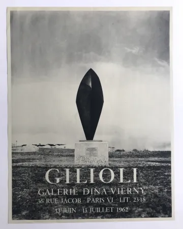 Poster Gilioli - Galerie Dina Vierny