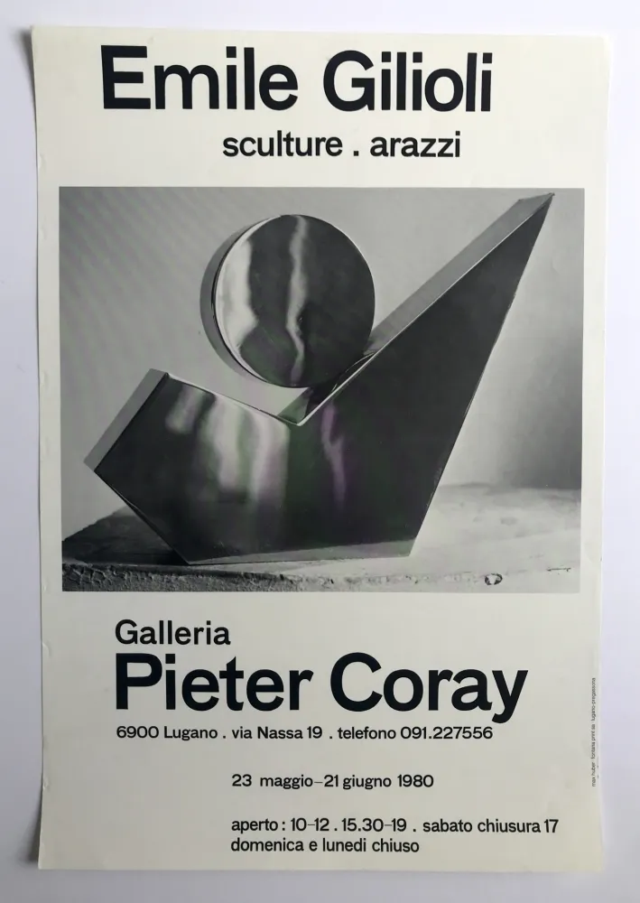 No Technical Gilioli - Galleria Pieter Coray