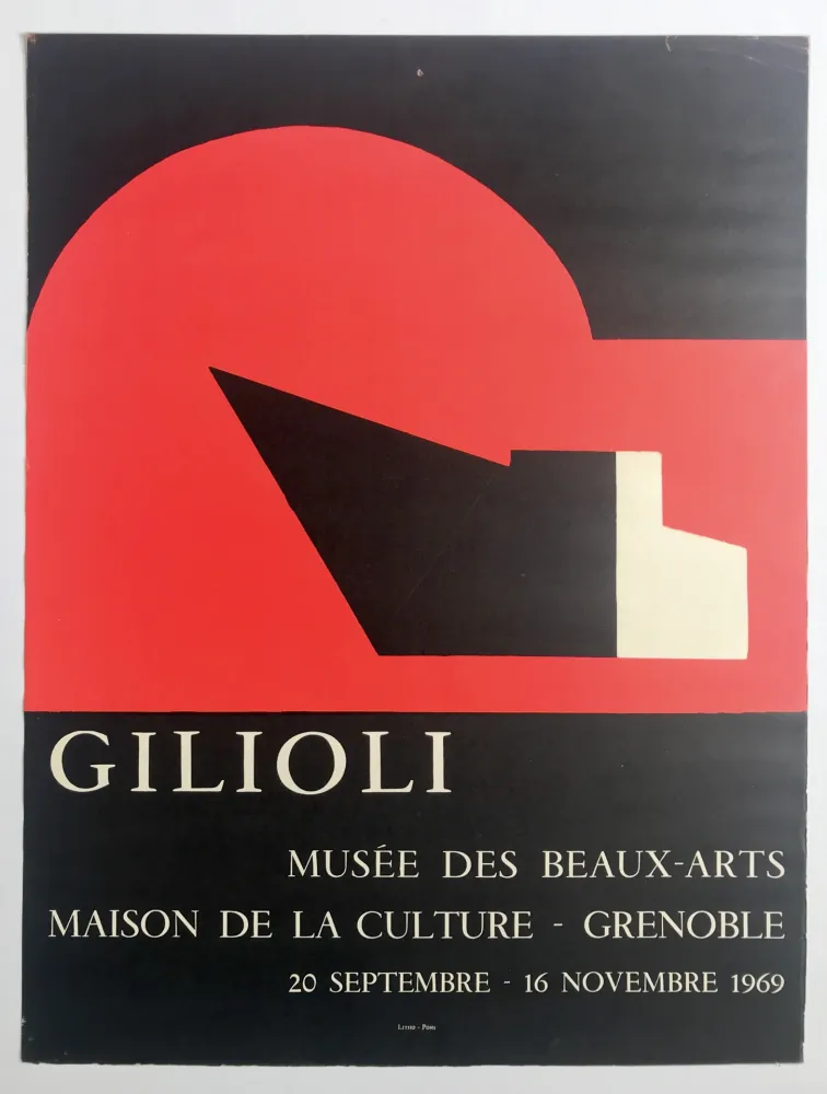 Lithograph Gilioli - Musée des beaux-arts - Maison de la culture de Grenoble