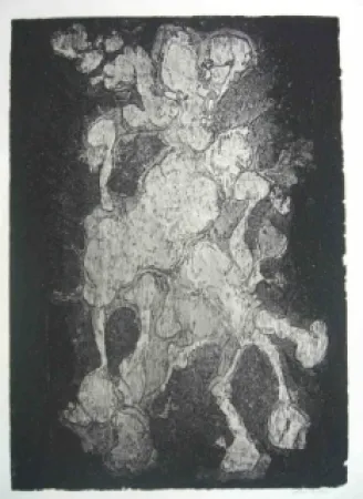 Engraving Gillet - Nymphe des rats