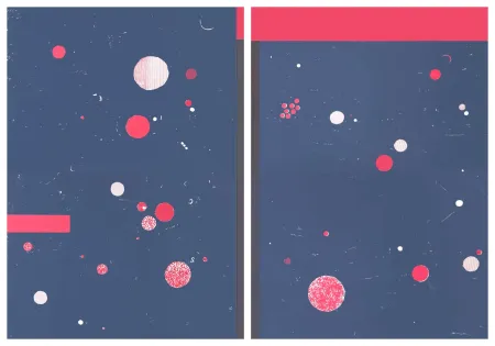 Lithograph Giménez - Solar (set of 2)