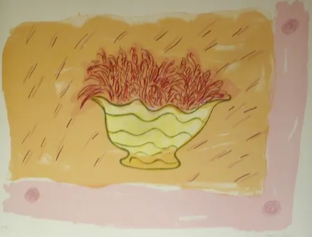 Lithograph Girona - BUGUENVIL