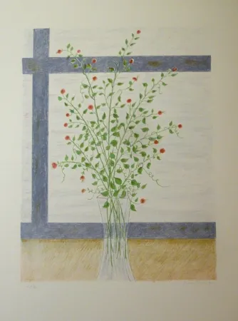 Lithograph Girona - GIRO Y FINESTRA