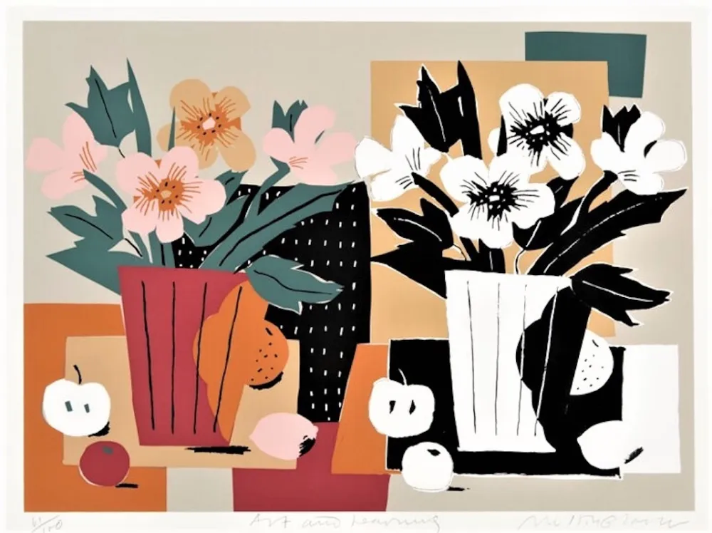 Screenprint Glaser - Art & Learning (for the Guggenheim Museum)