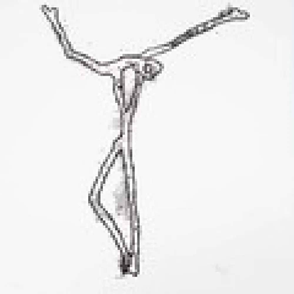 Screenprint Goeritz  - Christ 2 