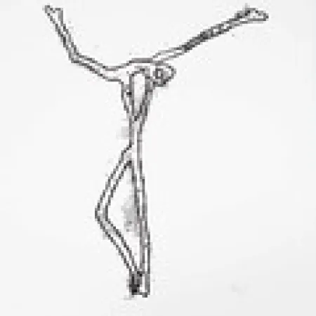 Screenprint Goeritz  - Christ 2 