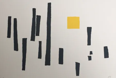 Screenprint Goeritz  - Timbre