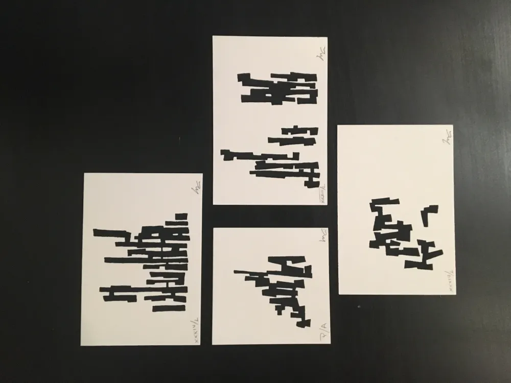 Screenprint Goeritz  - Timbres (Serie 4)