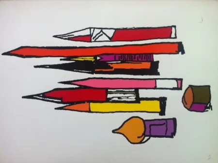 Screenprint Goeritz  - Tours 