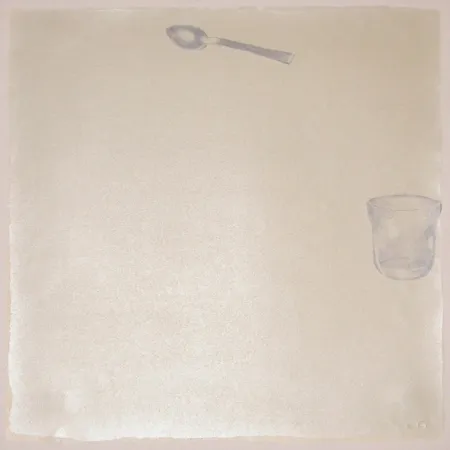 Lithograph Goode - Spoon upper middle - Glass middle right 