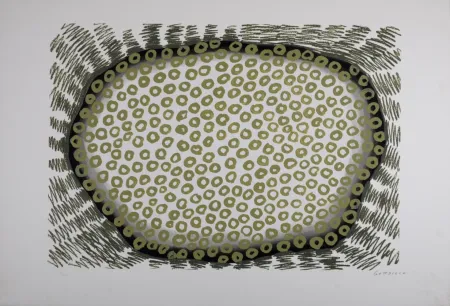 Screenprint Gordillo - Composition