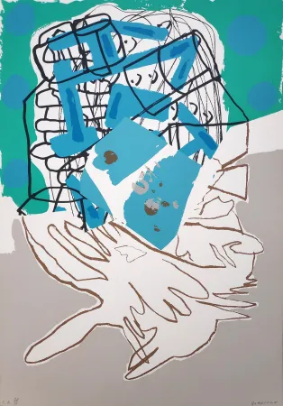 Screenprint Gordillo - Federico Garcia Lorca