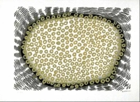 Lithograph Gordillo - Sans titre